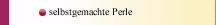 selbstgemachte Perle